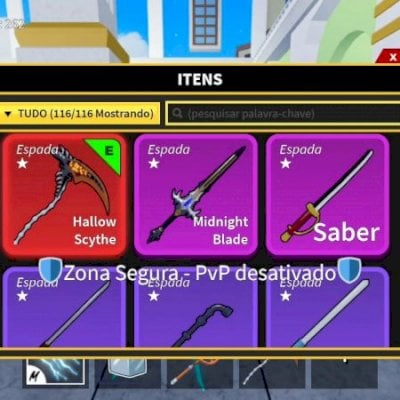 Conta de blox fruits e King legacy