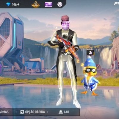 Conta De FF com Angelical