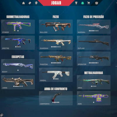 Conta Ascendente 1600vp 6 Facas +d19 Skins +de 5 Passes +2500 gasto