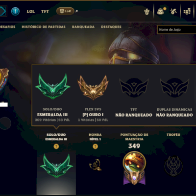 Esmeralda 3 com TODOS os Champs e 34 Skins ( SUP / JG )