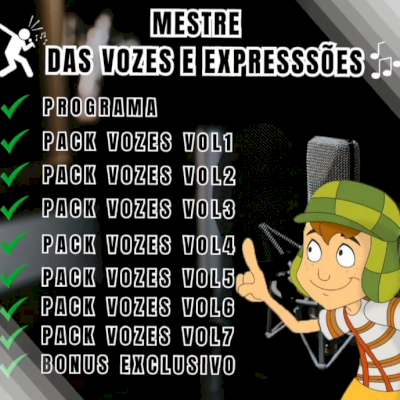 Modificador de vozes / mestre das vozes e locução