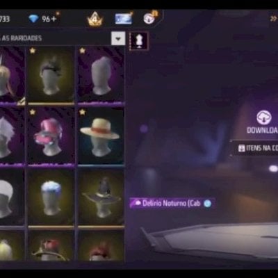 CONTA FF LVL 57| BARBINHA+ FITINHA 200 PEITORAIS (LEIA DESCRIÇÃO)