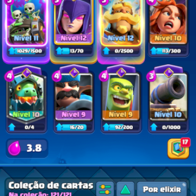 CONTA LEVEL 34 VÁRIAS EVOLUÇÕES!!!