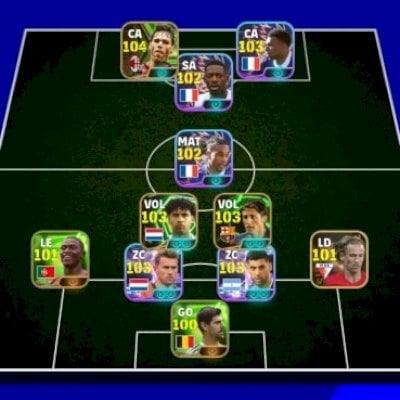 mobile/pack frança/van basten, rijkaard, edmílson, luis diaz, madueke e muito +
