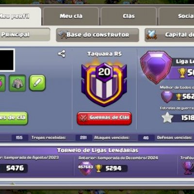 TUDO FULL, mais de 11500 gemas, nada pra fazer. Aguardando CV18!!