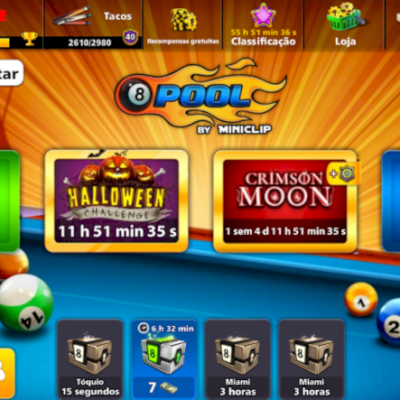 contas de 8 ball pool com 1 (bilhão) de fichas