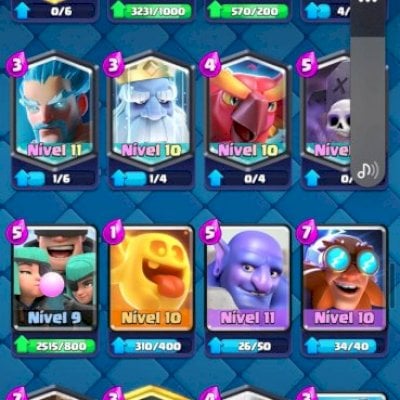 CONTA CLASH +6200 TROFÉUS, +1000 GEMAS, +200000 OURO, GOLEM NV14, EXECUTOR NV13