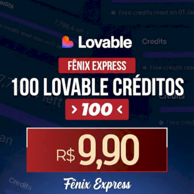Recarga Lovable Na Sua Conta 100 Créditos