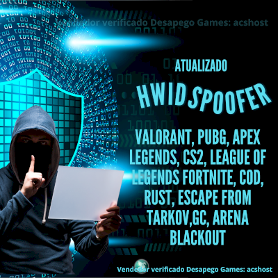 Spoofer Valorant, PUBG, Apex Legends, CS2, LOL (Atualizado)