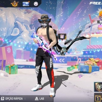 Conta de free fire gemada  40% de desconto porque tem email de recuperação