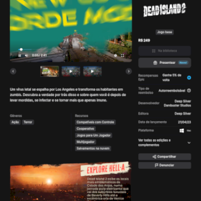 Conta epic games triple aaa+  a venda vários jogos