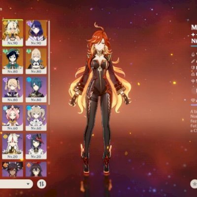 Genshin Impact AR56, Mavuika best team, com arma assinatura