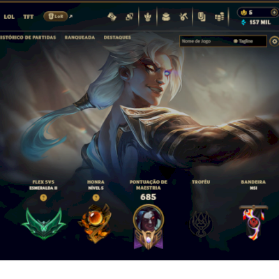 ESMERALDA | 112 SKINS | TODOS OS CAMPEÕES | KAYN PRESTÍGIO | VIEGO | LEE SIN