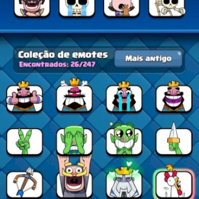 Conta Clash Royale boa 6700 trofeu, cartas nível 13,12,10 , e evoluç e 4 fragmen