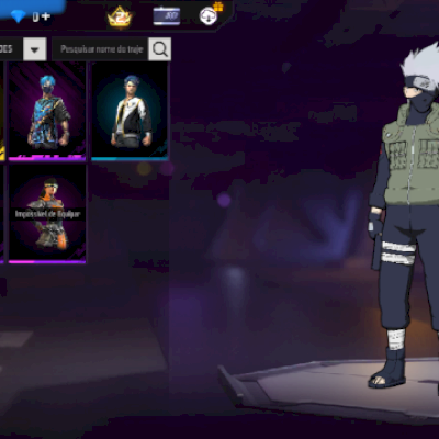 🎮 CONTA FREE FIRE À VENDA | SKIN KAKASHI NARUTO 🔥