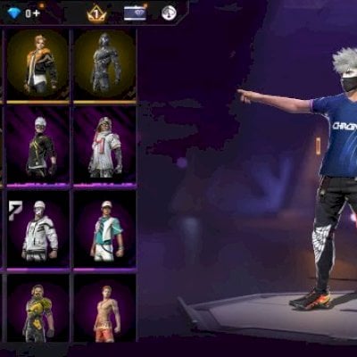 Conta free fire feminina (itens masculino)