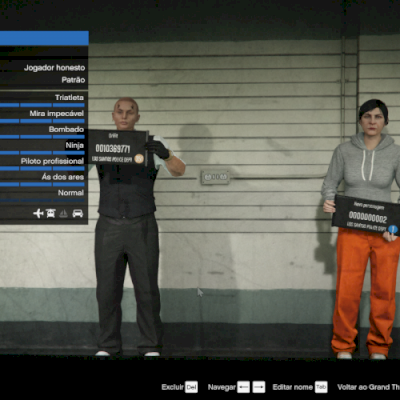 conta GTA 5 online full upada