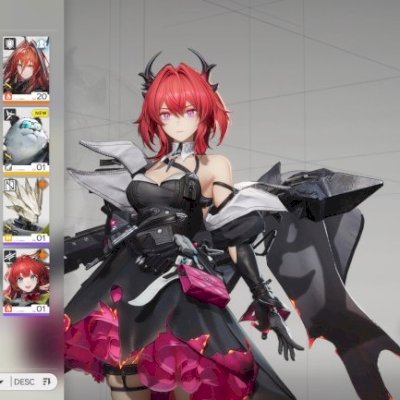 Conta Arknights Endfield: Laevatain + Ember (Level 08)