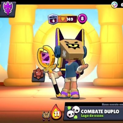 CONTA 54500 PONTOS, 89 BRAWLERS, 11 HIPER