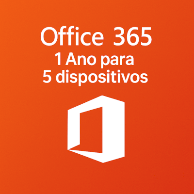 Conta Microsoft Office 365 1 Ano 5 Dispositivos