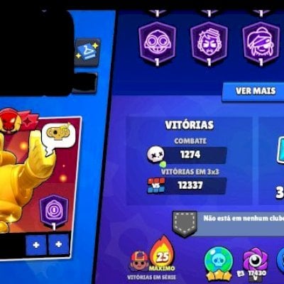 CONTA DE BRAWL COM 64K 🏆, 101/101 BRAWLERS, CONTA DE 2019 COM SKINS RARAS