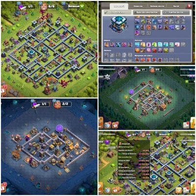 Vende-se conta de Clash of Clans + Brawl Stars + Clash Royale.