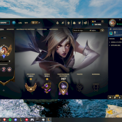 Conta de lol 161 skins/all champs em conjunto com valorant