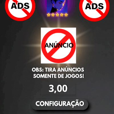 REMOVO ANÚNCIOS DE JOGOS