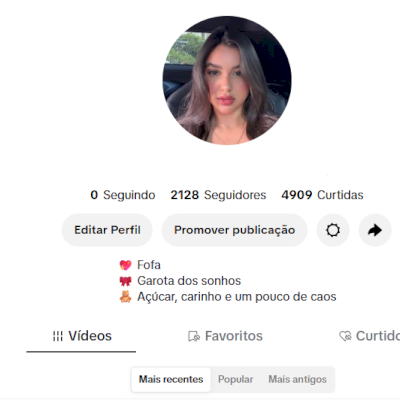 ÚLTIMA UNIDADE NA PROMOÇÃO CONTA TIK TOK 2,1K DE SEG (SHOP DAQUI A 30 DIAS)