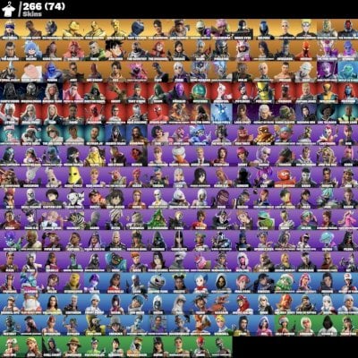 CONTA FORNITE MINTY E TRAVIS 262 SKINS