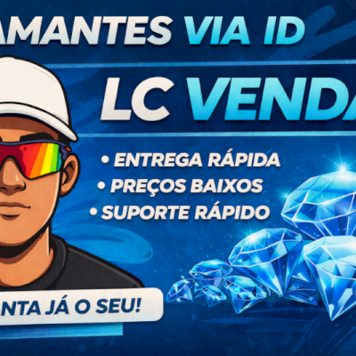FREE FIRE | RACARGA DIAMANTES | VIA ID | LER DESCRIÇÃO!!!