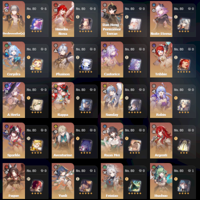 Conta Honkai Star Rail Lvl 70 com muito conteúdo Mid Late game