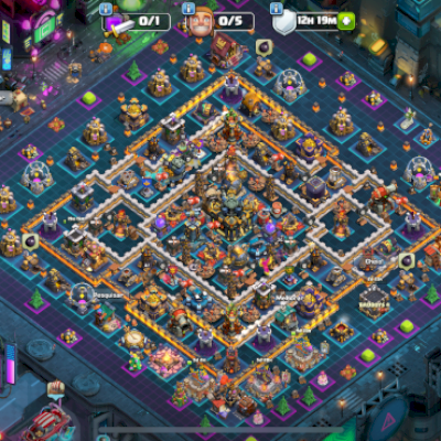 Conta Clash of Clans coc cv17 semi upado com bolo de 5 anos