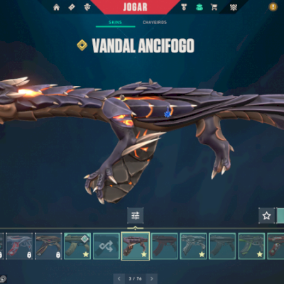 CONTA DE VALORANT, TOP EX IMORTAL, FULL ACESSO. XENOHUNTER E ARAXYS (PROMOÇÃO!!)