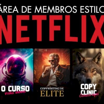 Área de Membro Exclusiva - Acesso Rápido, Fácil e Funcional (Estilo Netflix)