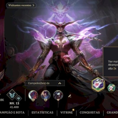 Yone Aniquilador ,117 skins ,2 GM e full champs