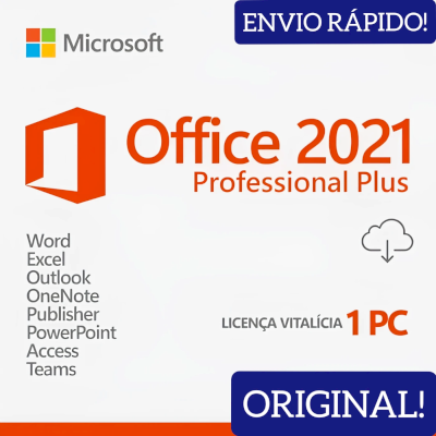 Office 2021 Professional Plus Vitalício
