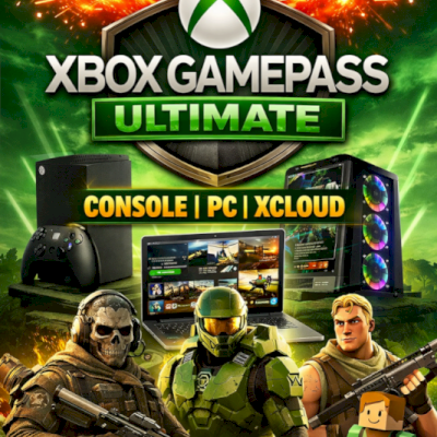 MAIS BARATO XBOX GAMEPASS ULTIMATE CONSOLE, PC XCLOUD