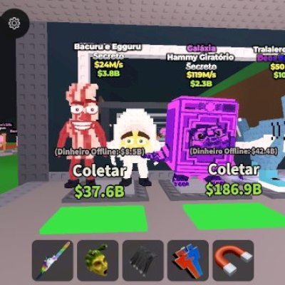 Roube um brainrot Spinny hamy de 119 milhões  galáxia  e bacuru and eggur 24 mi