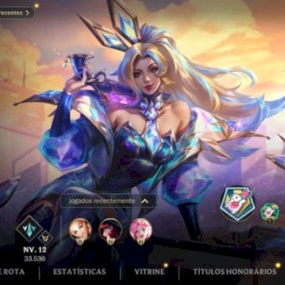 WILD RIFT - 234 skins, 5 miticas, 33 lendarias, Mestre, já foi Grão mestre.