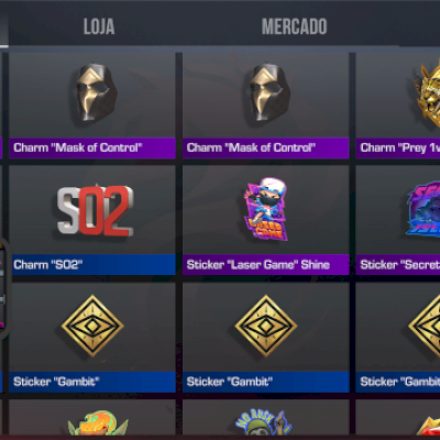 Conta de standoff 2 com luvas e facas