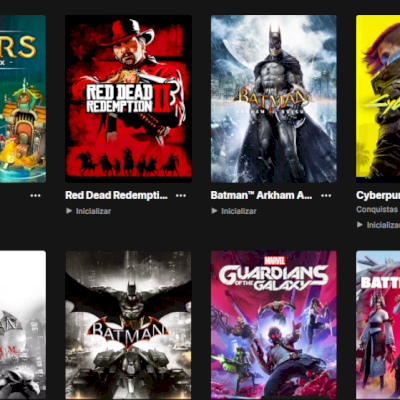 Epic games - Cyberpunk phantom liberty, red dead 2, gta V e varios outros