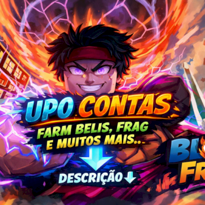 Serviço de Upar Conta Blox Fruits – Sea 1, Sea 2 e Sea 3 – Rápido e Seguro