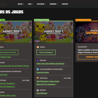 MINECRAFT JAVA+BEDROCK ORIGINAL(FULL ACESSO PERMANENTE)