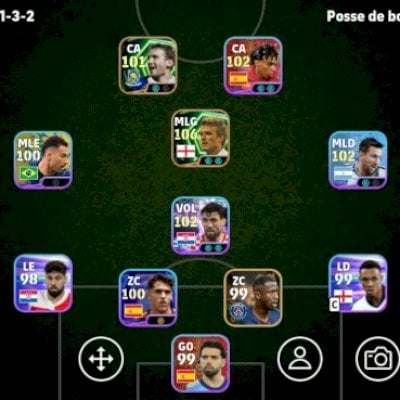 Conta efootball mobile.