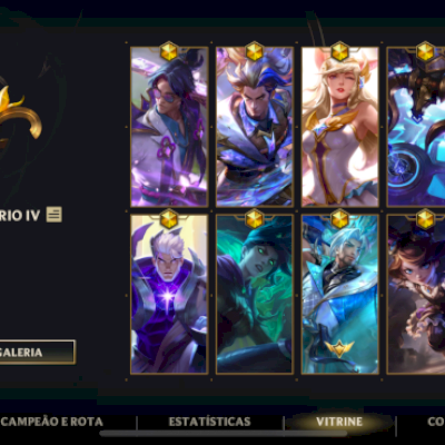 Conta Riot 1000R$ 339 skin (13 miticas)
