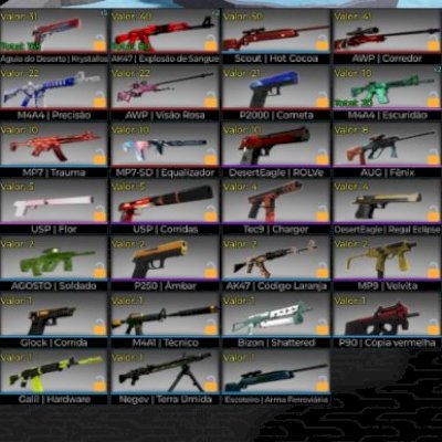 VENDO SKINS DE FACAS/ARMAS NO COUTER BLOX!!