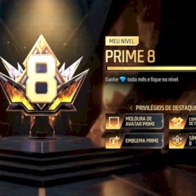 CONTA DE FF PRIME 8✅