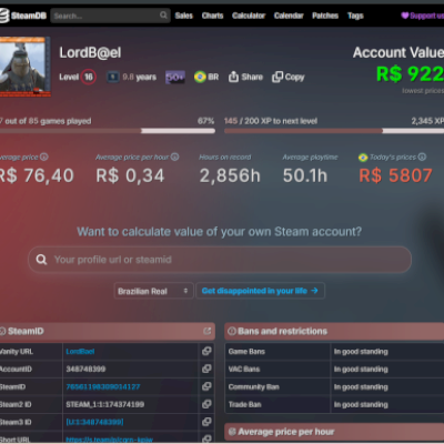 CONTA STEAM COM MAIS DE 70 JOGOS