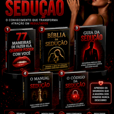 🔥 Pack 5 Ebooks — Guia Completo Da Sedução 🔥